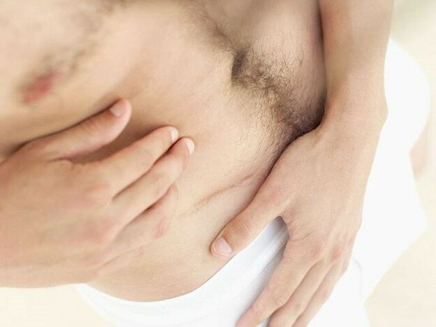 Douleur dans le bas-ventre dans la prostatite chronique